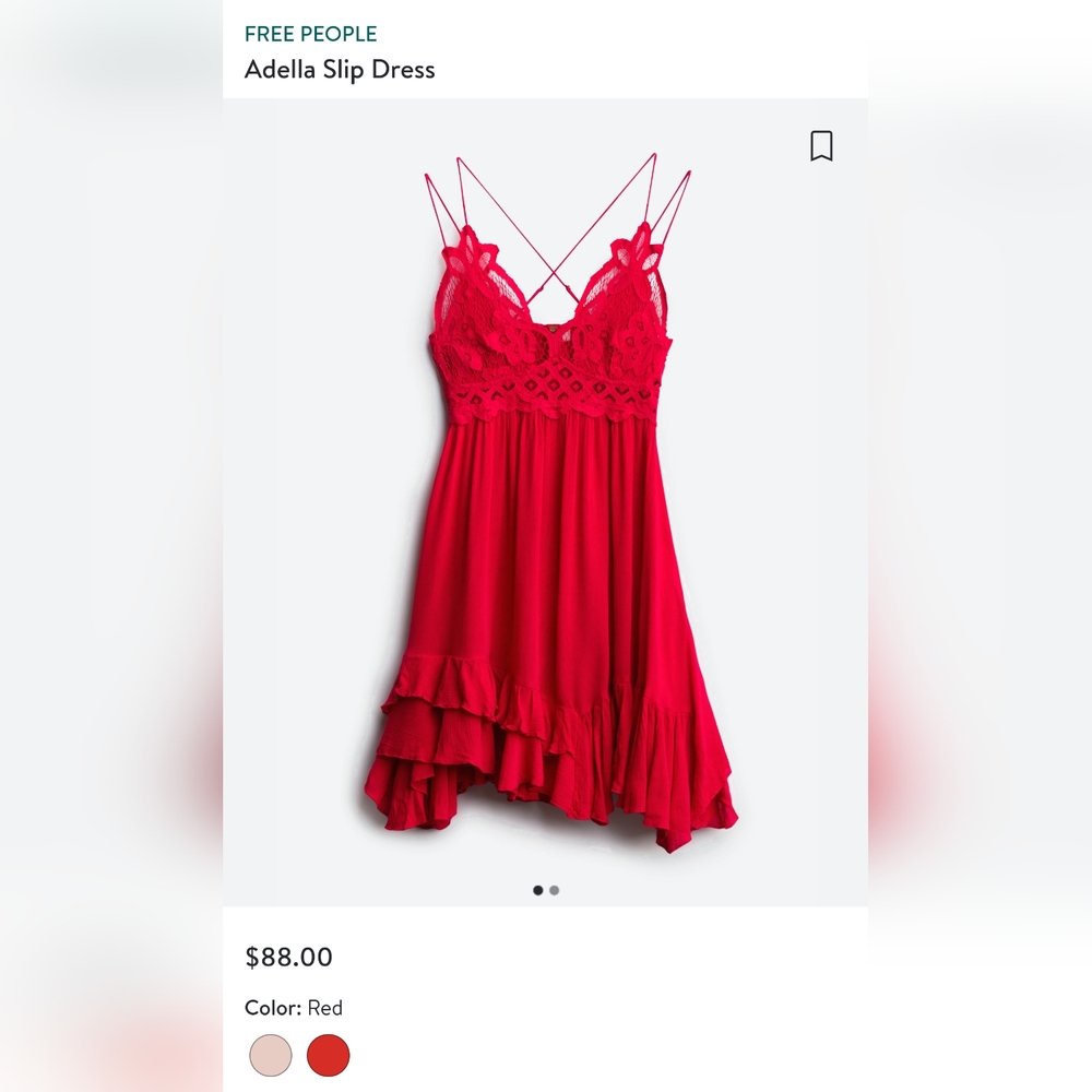 Free People Adella Slip Dress